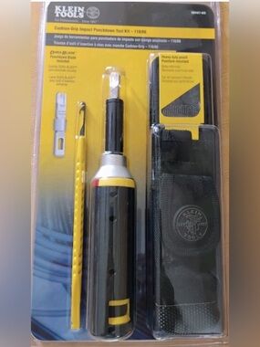 Klein Tools Cushion-Grip Impact Punchdown Tool Kit - 110/66 Dura Blade